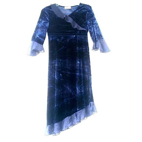 Amy Byer Velvet Dress 16 - Picture 1 of 5